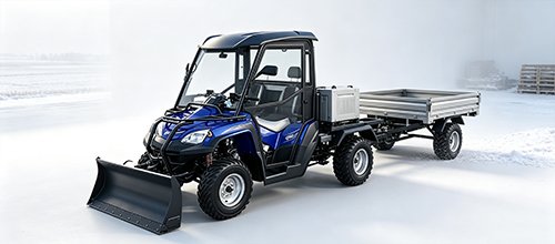 QIDI TANK series customizable body options including dump bed, enclosed cabin, refrigeration unit and snow plow attachment for global market applications