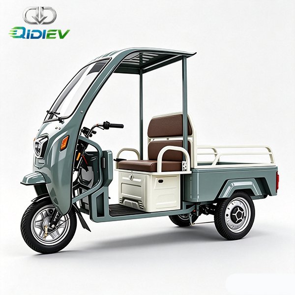 Electric-recreational-tricycle-with-rain-canopy-3