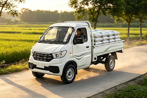 QIDI Nio-Max electric four-wheel heavy transport, 1500-2000W motor, 1600x1100x420mm deep cargo bed, 4-wheel disc brakes, 2-person rated, 35km/h, 50-80km endurance, for mining construction and heavy logistics